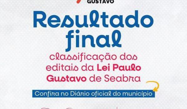 Já está disponível o resultado final de classificação dos Editais…