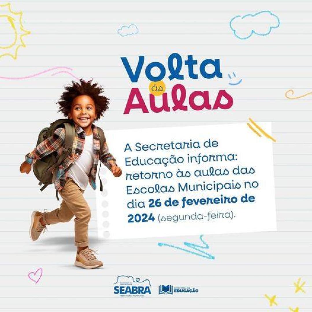 Volta às aulas das Escoas Municipais 